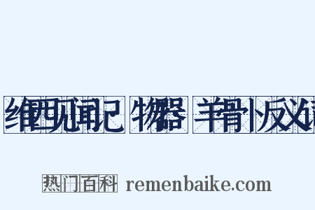 维西见闻记·物器·羊骨卜反义词是什么意思的图片